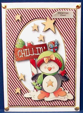 Chillin' Card Topper by Cheryl French