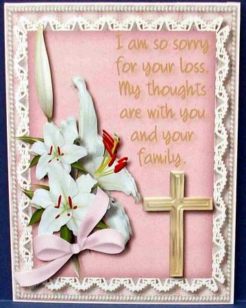 Sympathy My Thoughts Are with You by Cheryl French