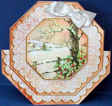 Winters Tale Deco Stand-up Large Card Mini Kit by Cheryl French
