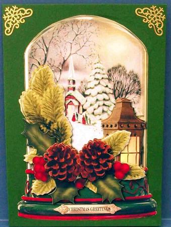 Vintage Snowscene Globe by Cheryl French