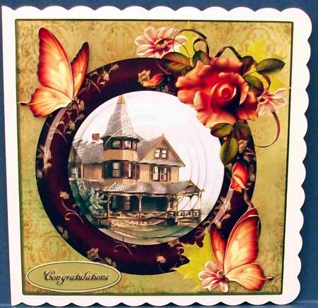 Victorian House Topper with Pyramid Layers by Cheryl French