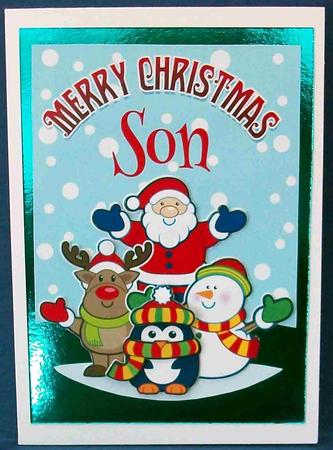 Merry Christmas Son Santa & Friends by Cheryl French