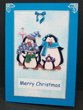 Pen-gu's Family Hugs by Cheryl French
