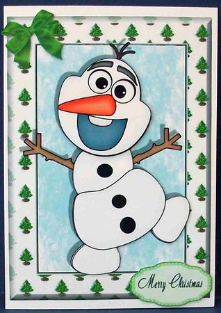 Cuddly Christmas Snowman by Cheryl French