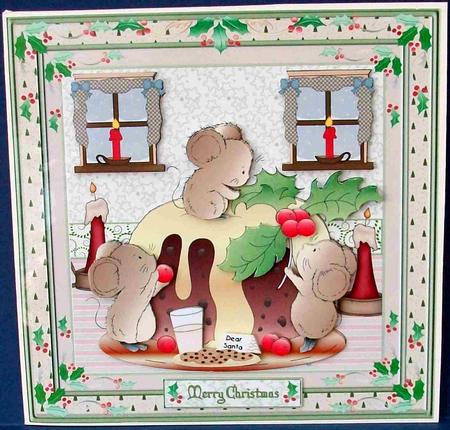 Dear Santa 8x8ins Mini Kit by Cheryl French
