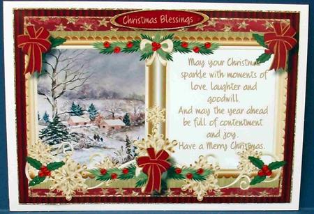 May Your Christmas Be Filled with Love  by Cheryl French