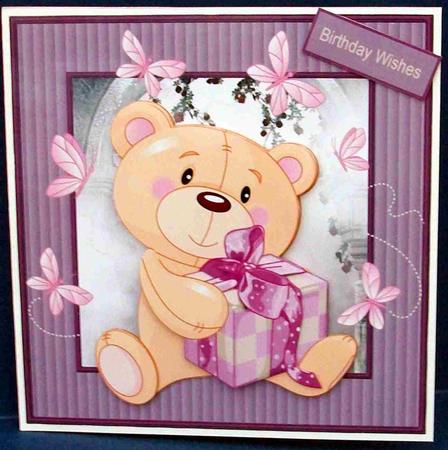 Birthday Bear Mini Kit by Cheryl French
