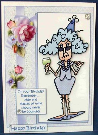 Stella Age and Glasses of Wine by Cheryl French
