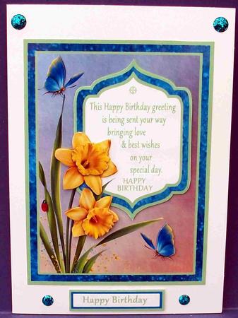 Birthday Daffodils by Cheryl French