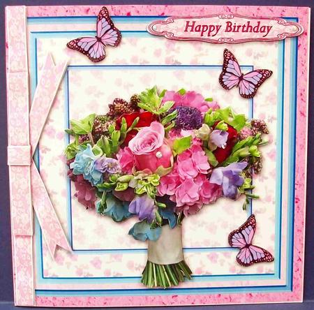 A Touch of Romance Bouquet 8x8 Mini Kit by Cheryl French