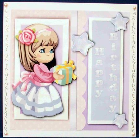 Pink and Mauve Birthday Mini Kit by Cheryl French