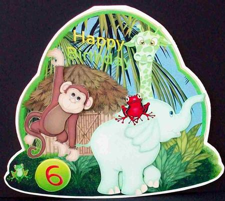 Jungle Fun #4- Happy Birthday 1-6yrs by Cheryl French