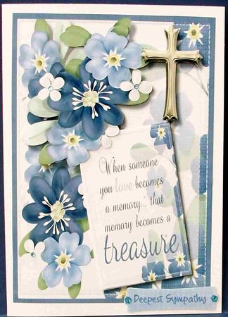 Sympathy, Memories Become a Treasure by Cheryl French