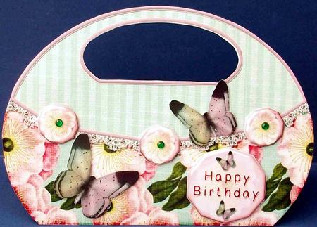 New Size Handbagcard Almond 112 by Cheryl French