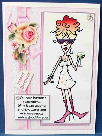 Rita Knows About Wine Quick Card by Cheryl French