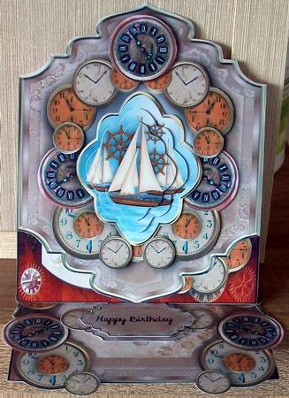 Sailing Time Mini Kit Easel by Cheryl French