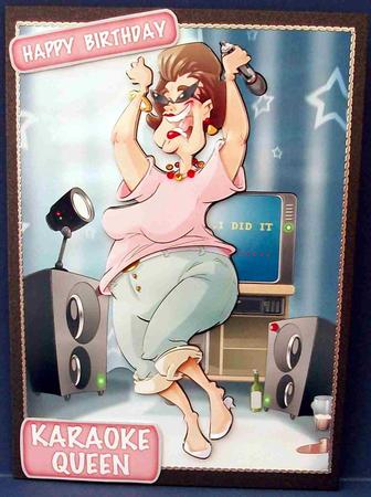 Karaoke Queen Dudess by Cheryl French