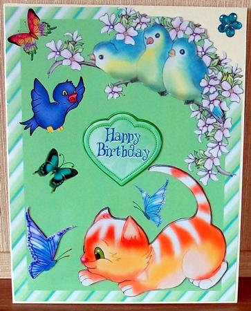 Butterflies Birds and Blossom by Cheryl French