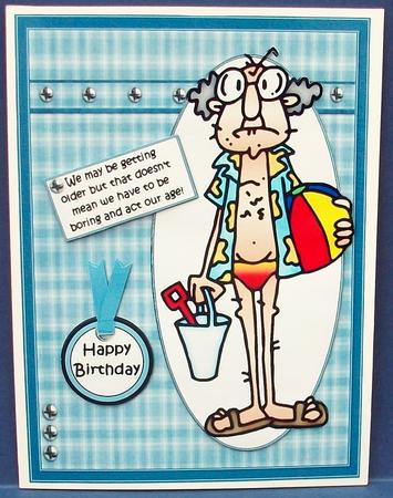 Gus Isn't Boring Quick Card by Cheryl French
