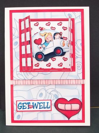 Open the Door! Get Well Soon Card by Cheryl French