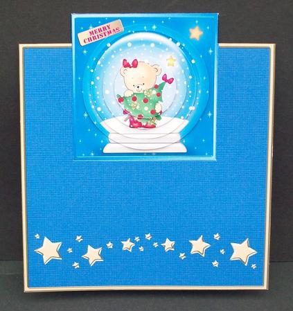 Rosie's Tree Snowglobe No-hole Over the Edge Circle Pyramid by Cheryl French