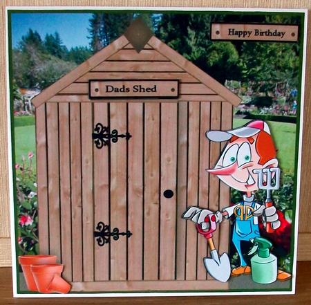 Dads Shed by Cheryl French