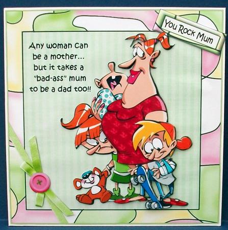 8x8 Bad-ass Mum Mini Kit by Cheryl French