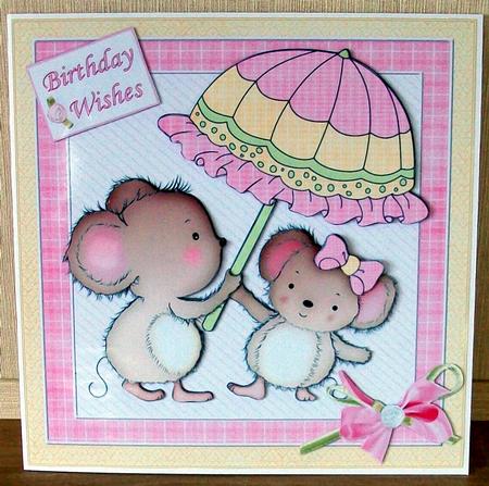 8x8 Friends Shelter Us from the Rain Mini Kit by Cheryl French