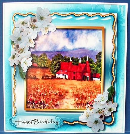 Beautiful Oast House and Blossom  by Cheryl French