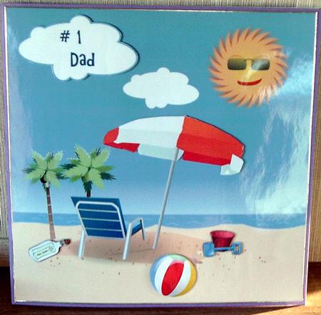 # 1 Dad Card Front by Cheryl French