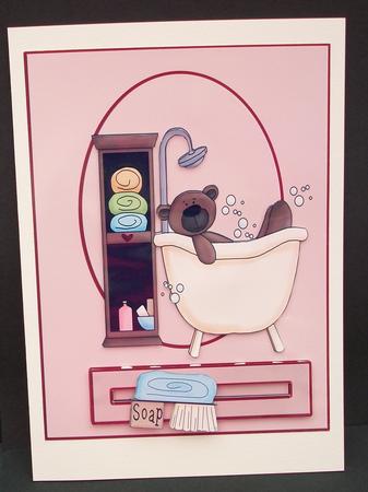 Bath Time Girl Style Penny Slider by Cheryl French