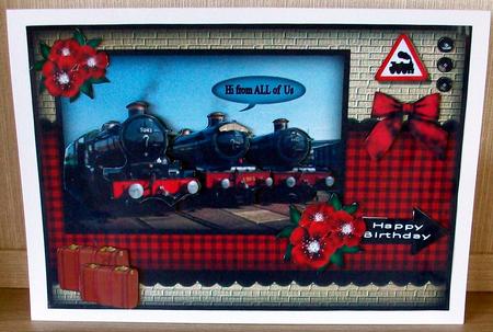 3 Locomotives Mk by Cheryl French