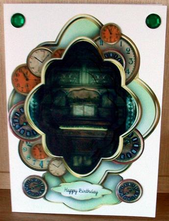 Music Time Male Card by Cheryl French