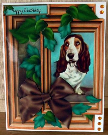 My Basset Hound Friend by Cheryl French