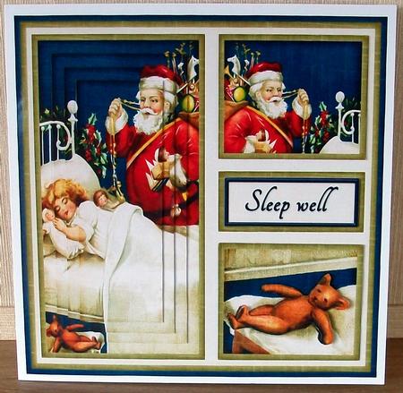 Cardtopper on More Sleeping 449 by Cheryl French