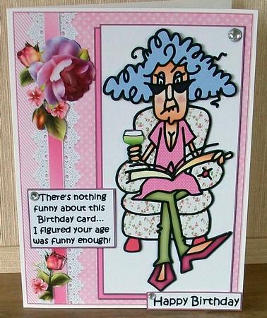 Stella There's Nothing Funny About This Card by Cheryl French