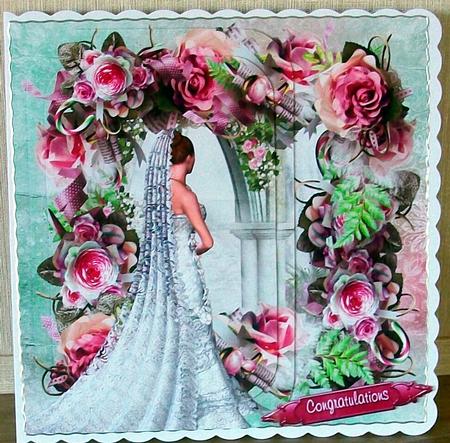 Pink Flowers Wedding Mini Kit by Cheryl French