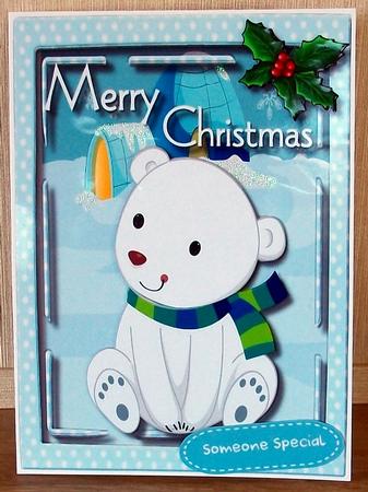 Lovely Christmas Snow Bear  by Cheryl French