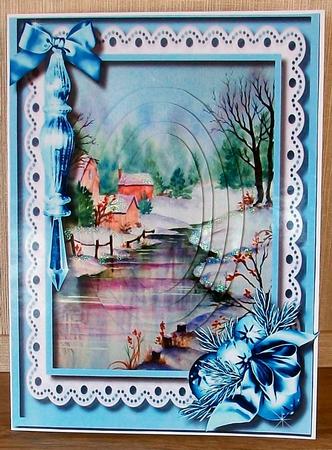 The Frozen River in Winter by Cheryl French