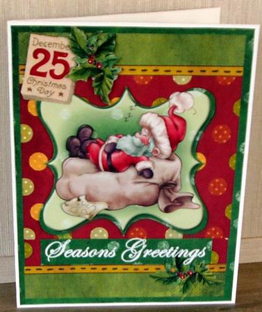 Santa - Well Earned Rest by Cheryl French