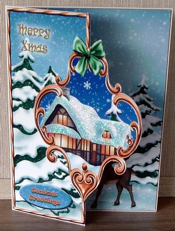 Mini Kit - White Xmas- Over the Edge #5 by Cheryl French