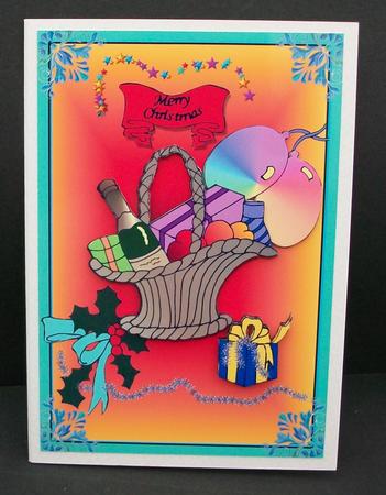 Christmas Basket by Cheryl French