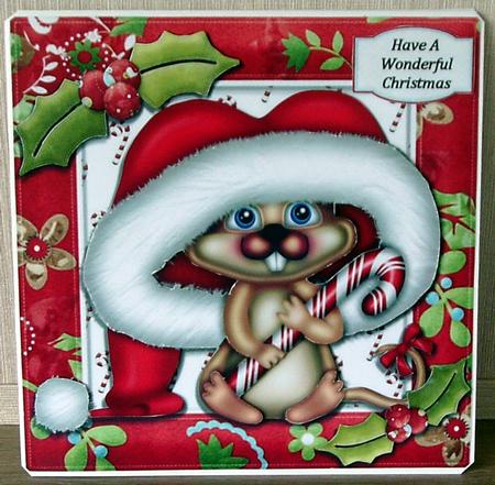 Gorgeous Santa Mouse 8x8 Mini Kit by Cheryl French