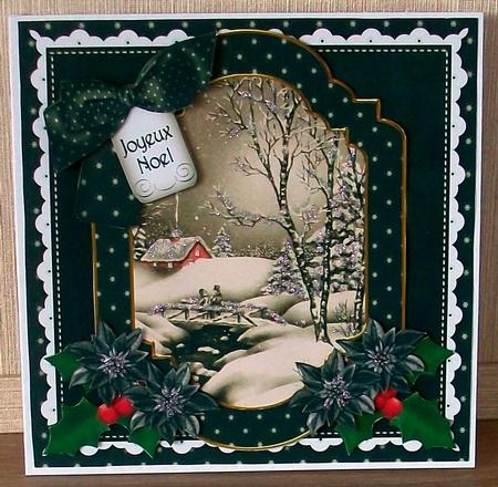 Winter Walk Joyeux Noel 6in Christmas Step by Step by Cheryl French