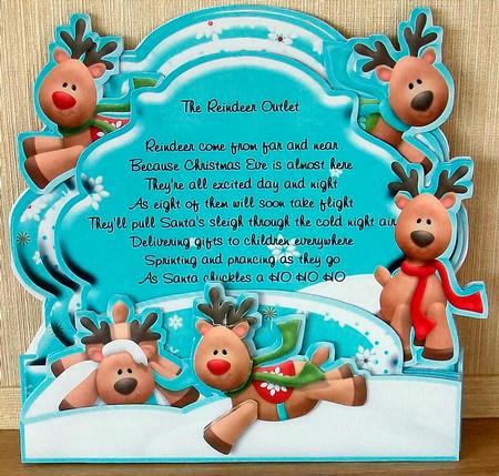 The Reindeer Outlet - Shaped Design by Cheryl French