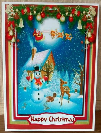 Santa's on His Way  by Cheryl French