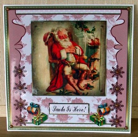 Vintage Father Christmas Mini Kit by Cheryl French