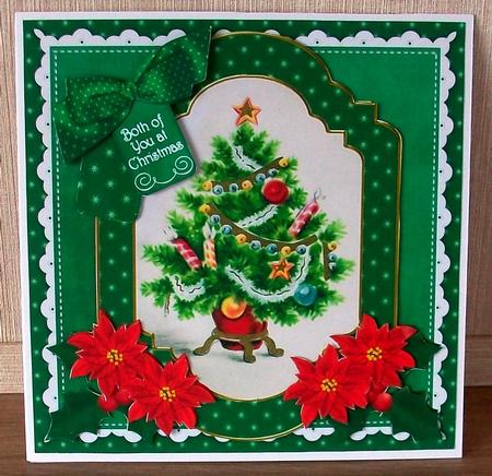 Green Tree Both of You 6in Christmas Step by Step by Cheryl French