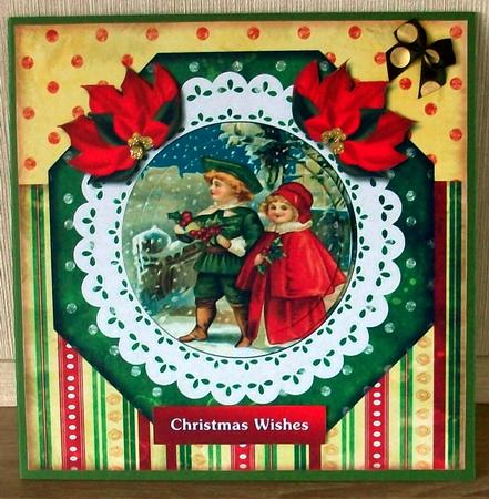 Country Christmas Vintage Children by Cheryl French