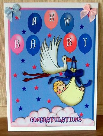 Busy Stork by Cheryl French